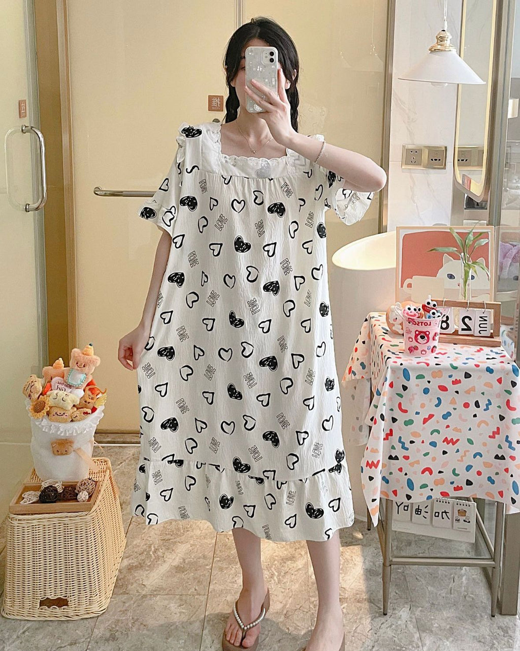 Square Cotton Mexi