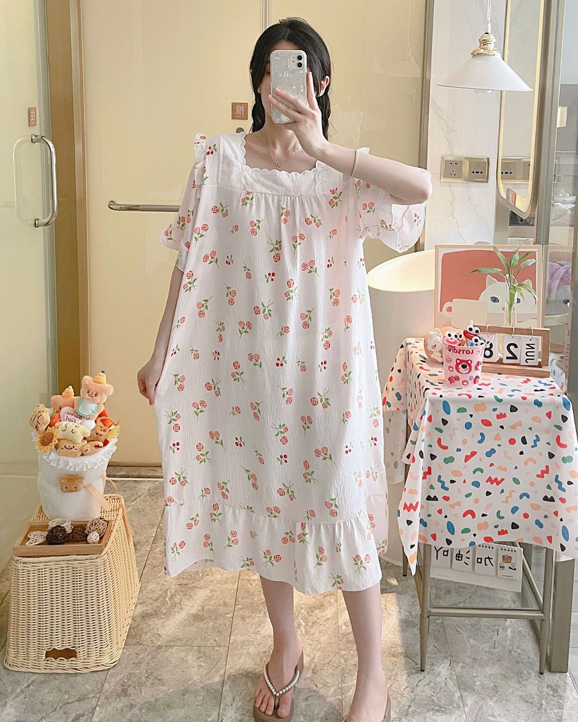 Square Cotton Mexi