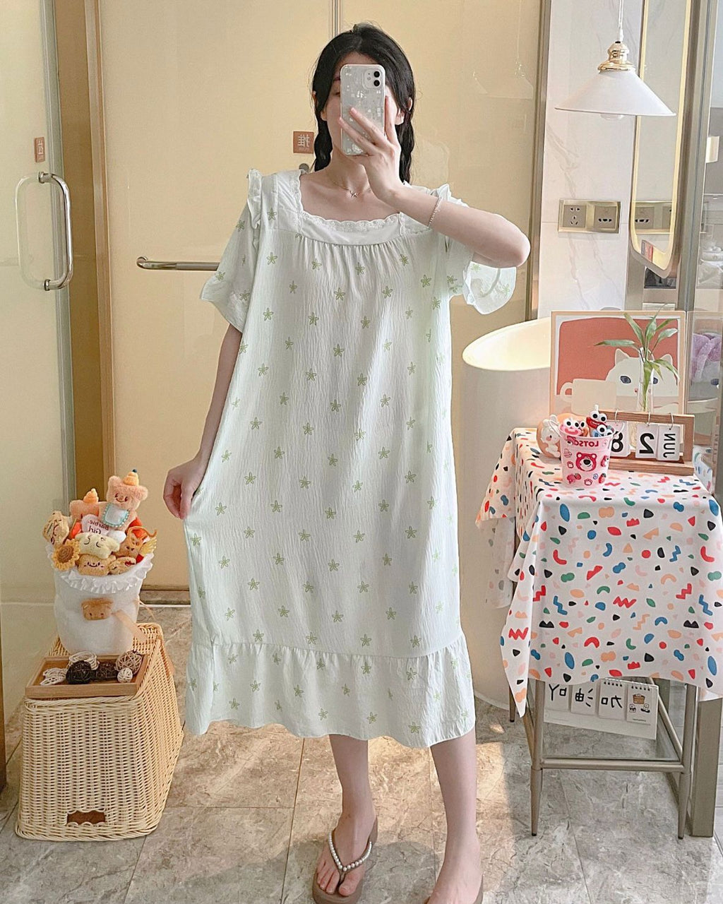 Square Cotton Mexi