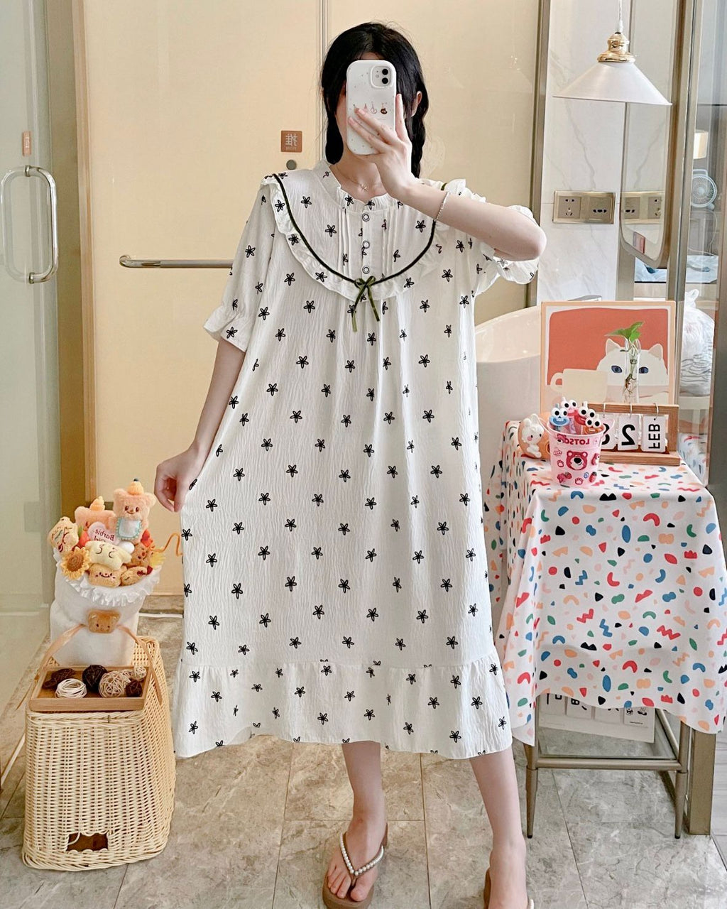 Round Neck Cotton Mexi