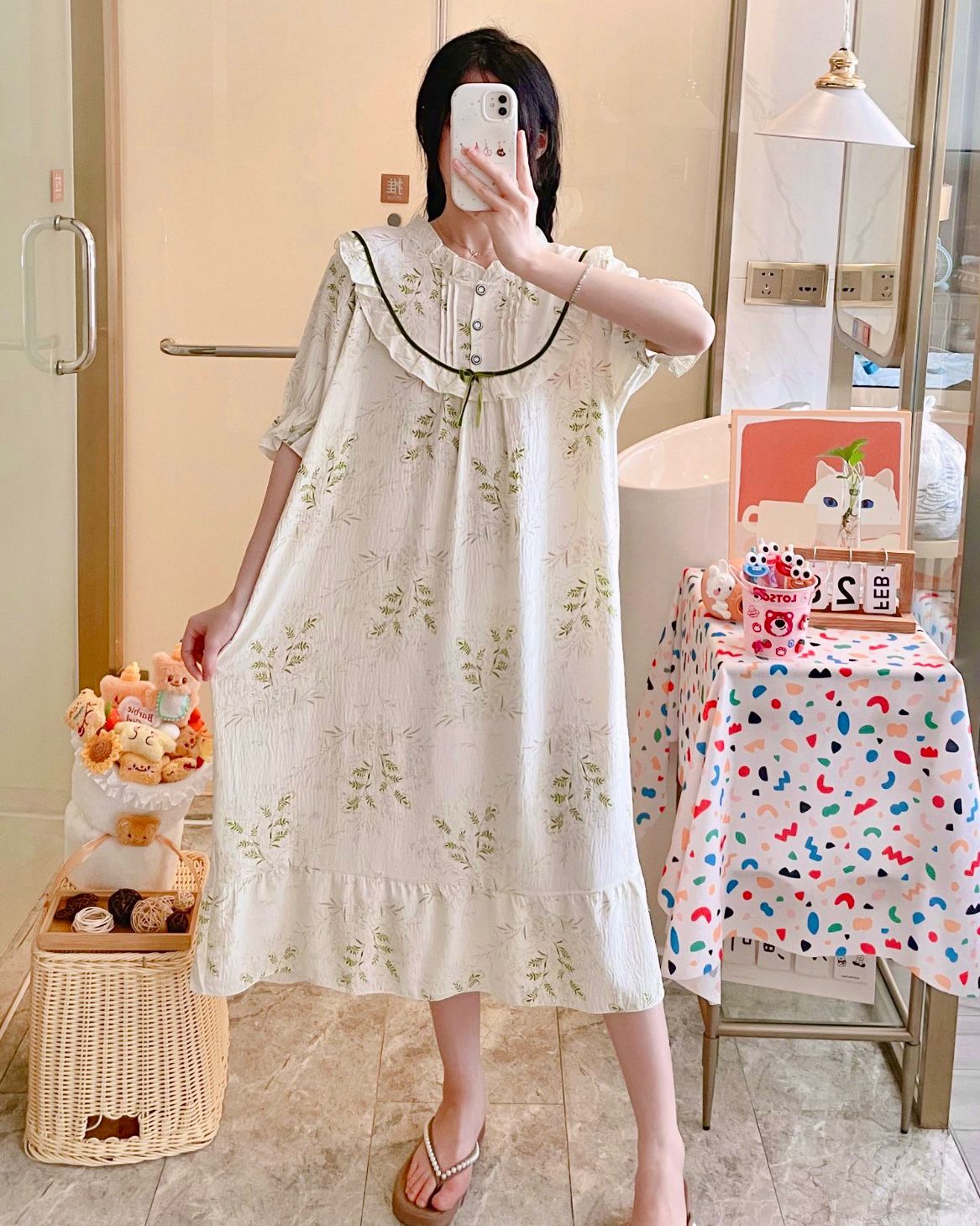 Round Neck Cotton Mexi