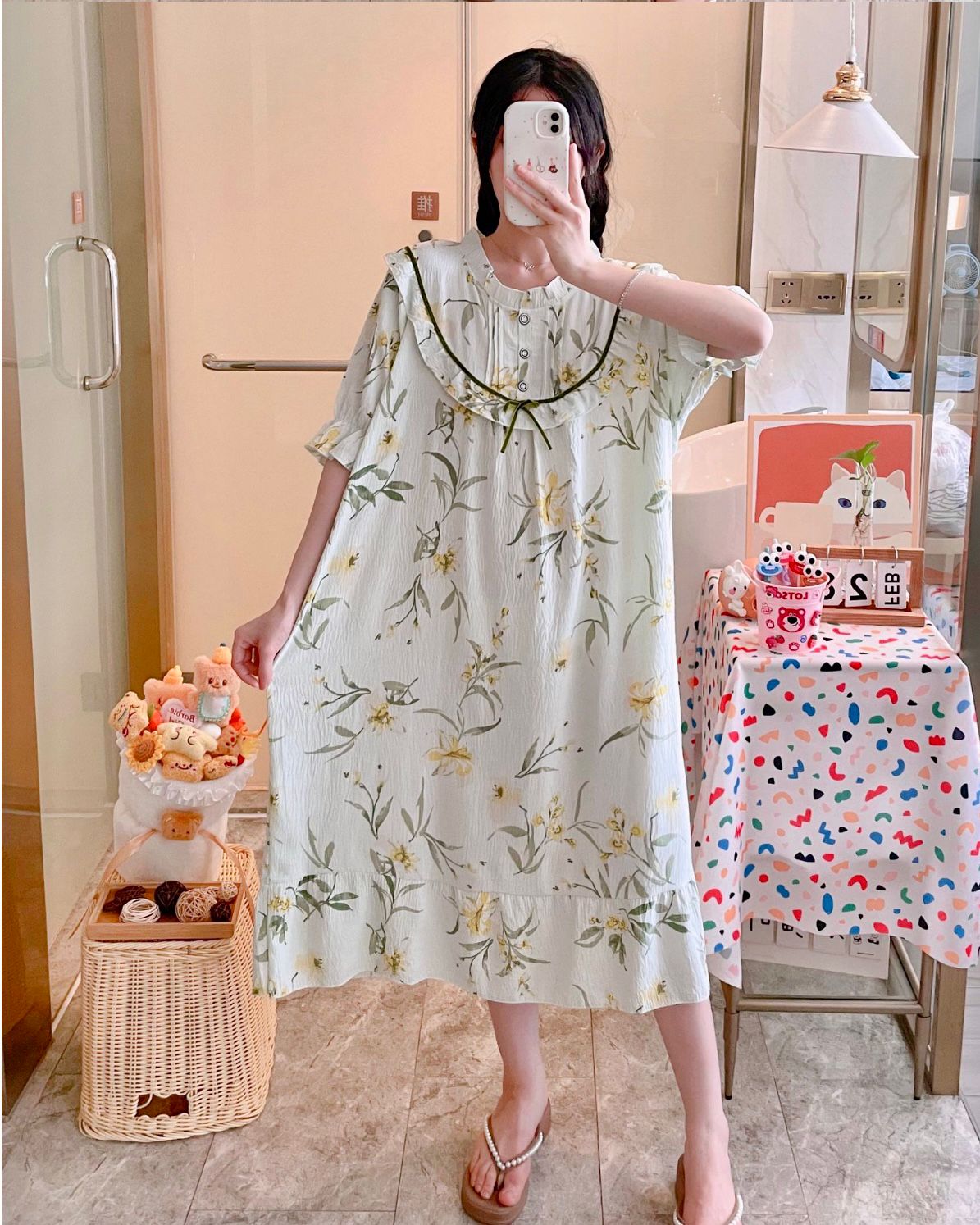 Round Neck Cotton Mexi