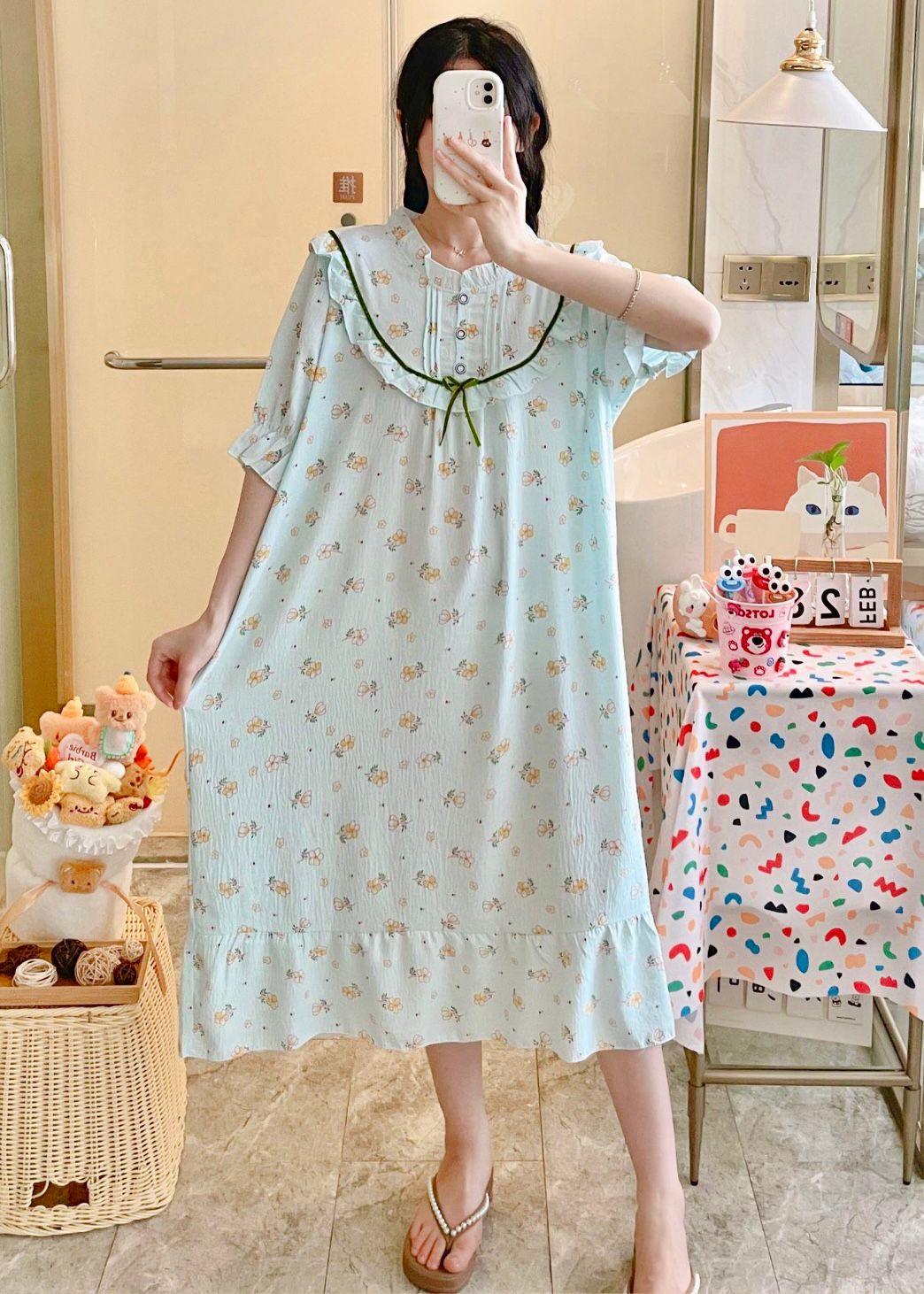 Round Neck Cotton Mexi