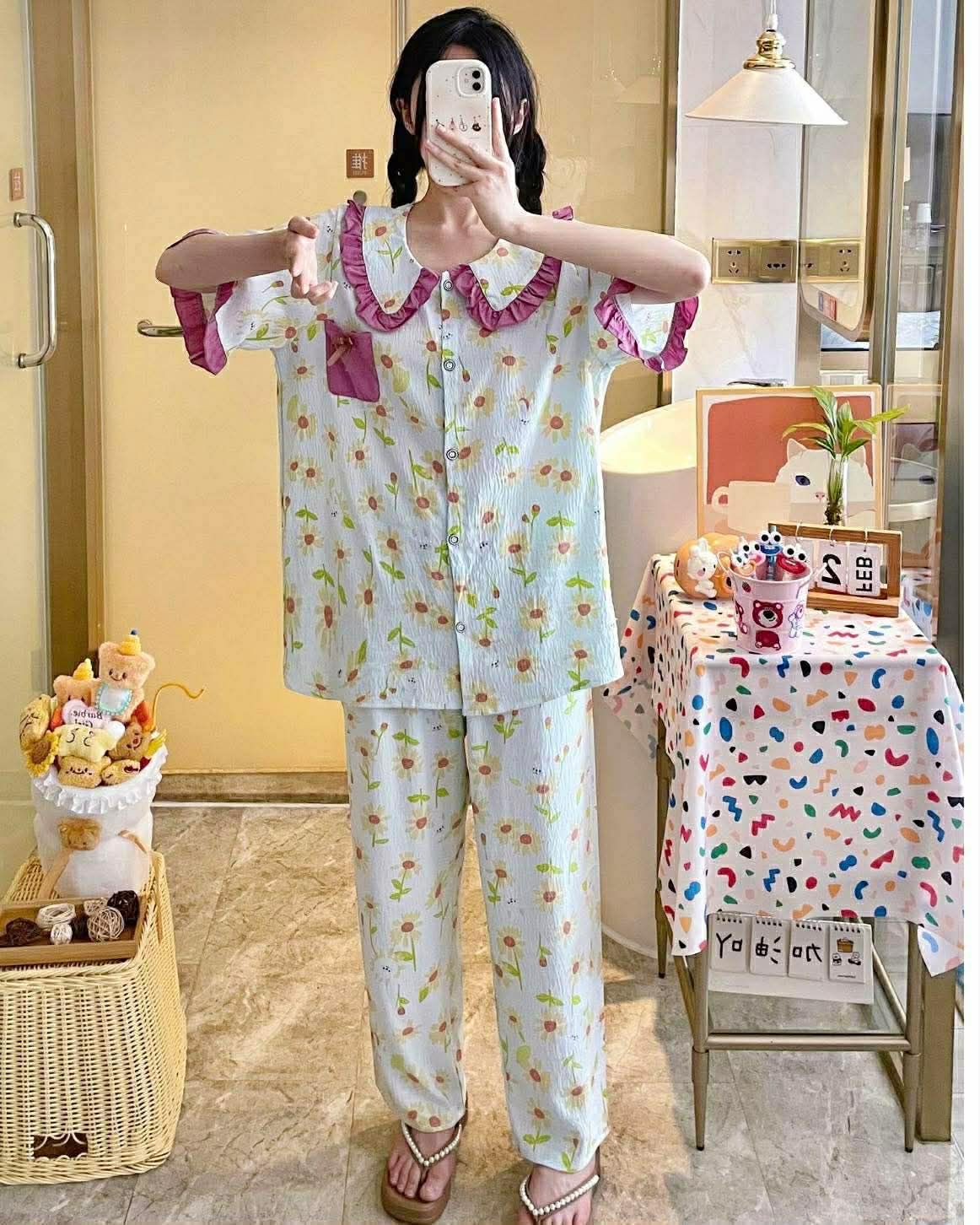 Imported High Quality Cloud Cotton Pajama Set