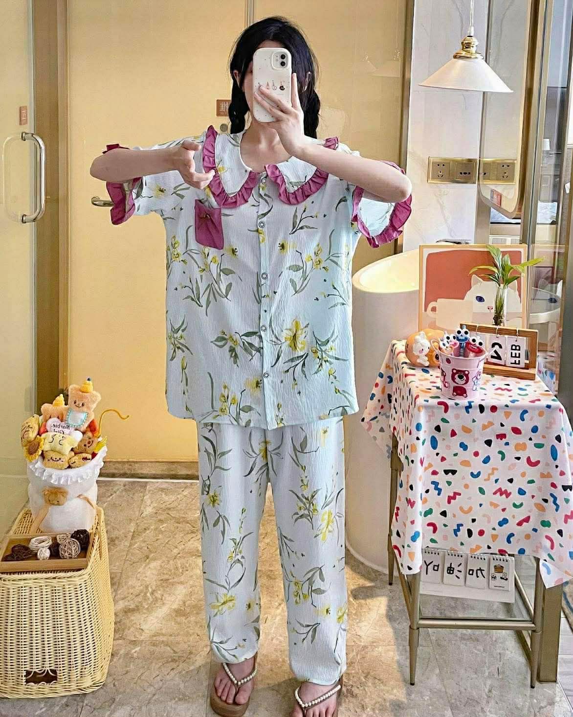Imported High Quality Cloud Cotton Pajama Set