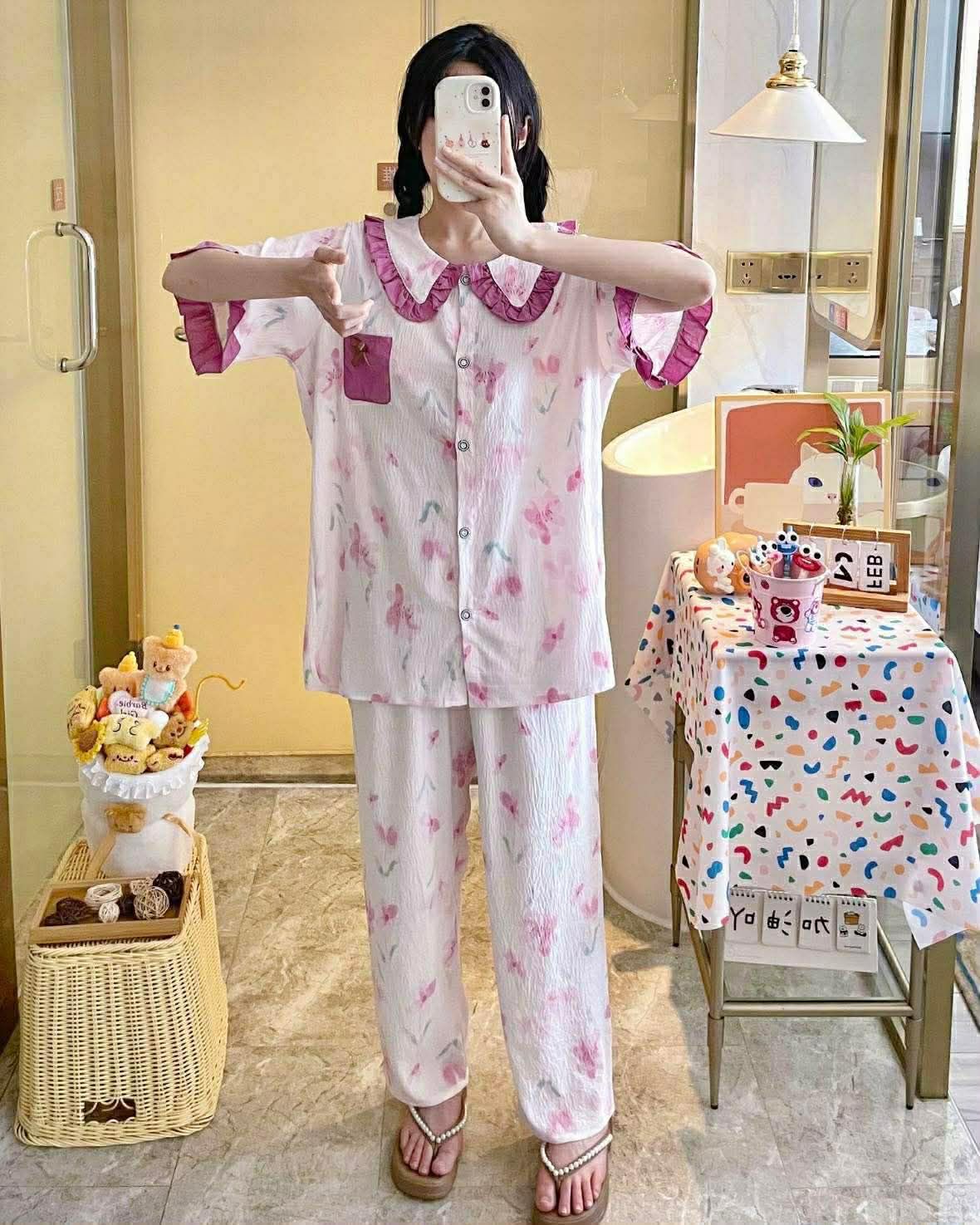 Imported High Quality Cloud Cotton Pajama Set