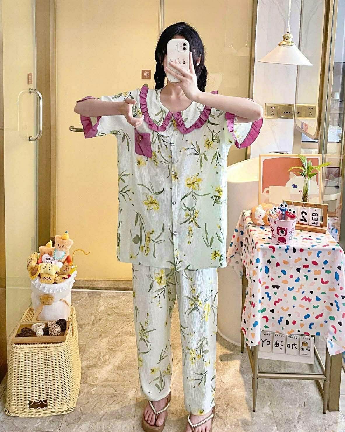 Imported High Quality Cloud Cotton Pajama Set