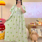 Cotton Semi Long Mexi Gown
