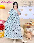 Cotton Semi Long Mexi Gown